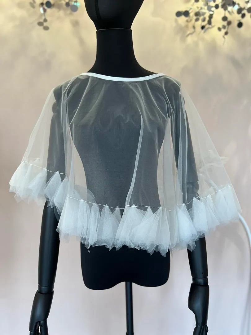 S05AAT 1149 Ruffles edge bolero