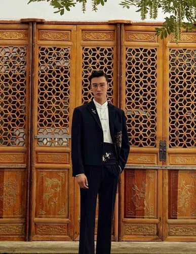 S50AAT 1382 PANTS XiLai Black Single Breasted 46#