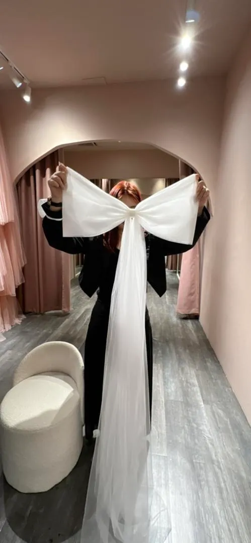 S05AAT 1316 Detacable bow organza