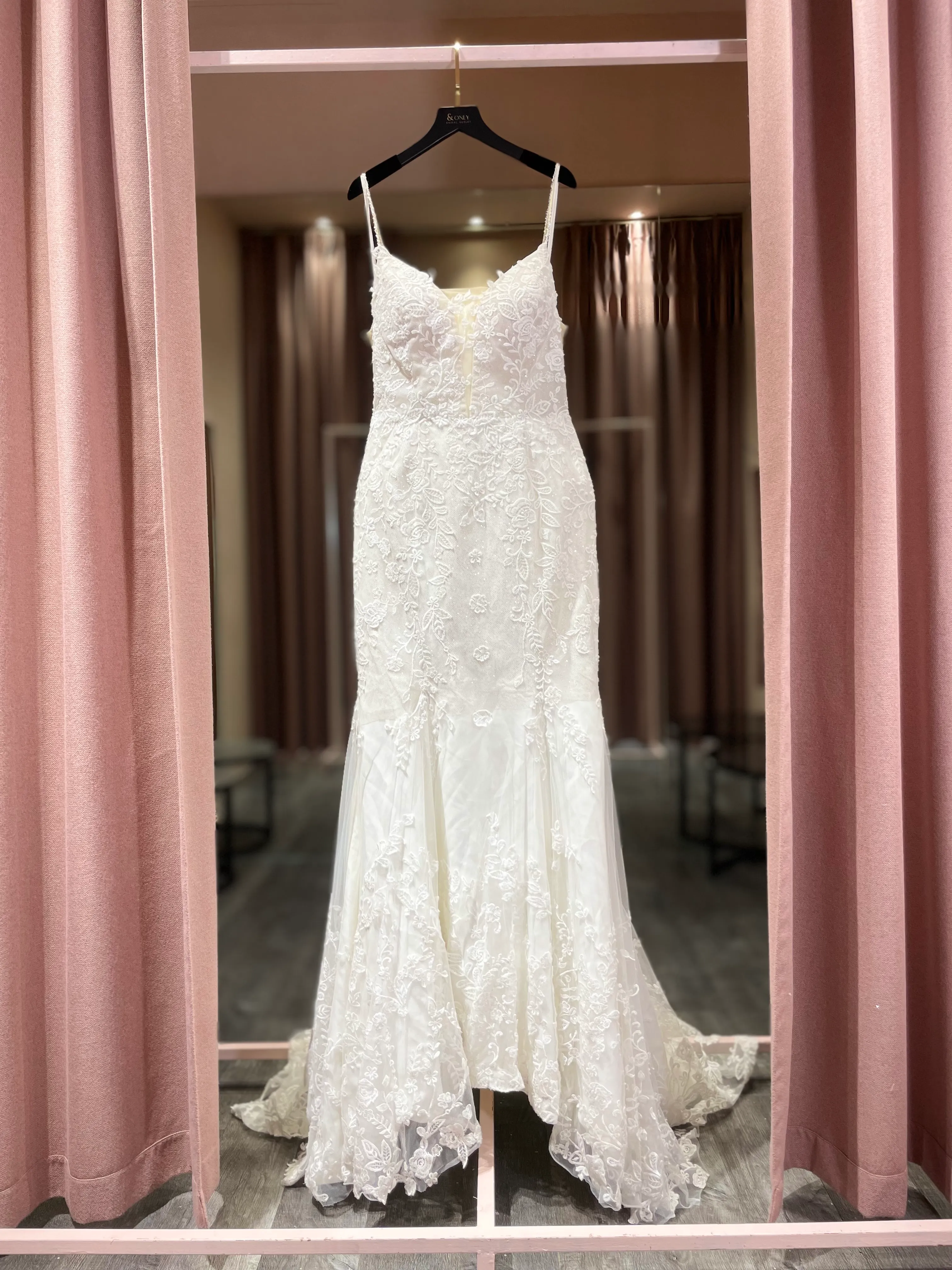 S05AAT 0857 - Hema plus size mermaid XL XXL spag strap