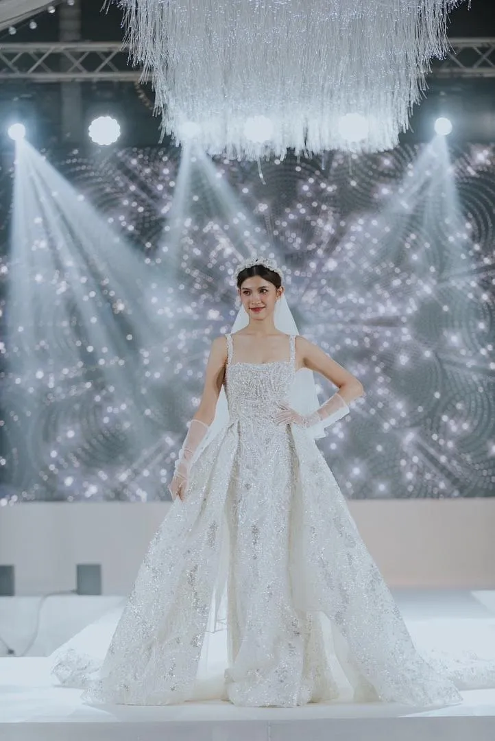 S05AAT 1235 - FS Zoe square neck mermaid detached grand march in