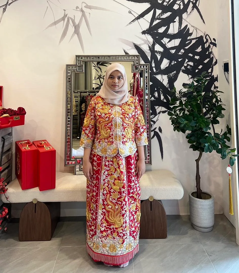 S05AAT 1283 - HB female kua Da Wu Fu 大五福 石榴 Pomegranate Size: XL