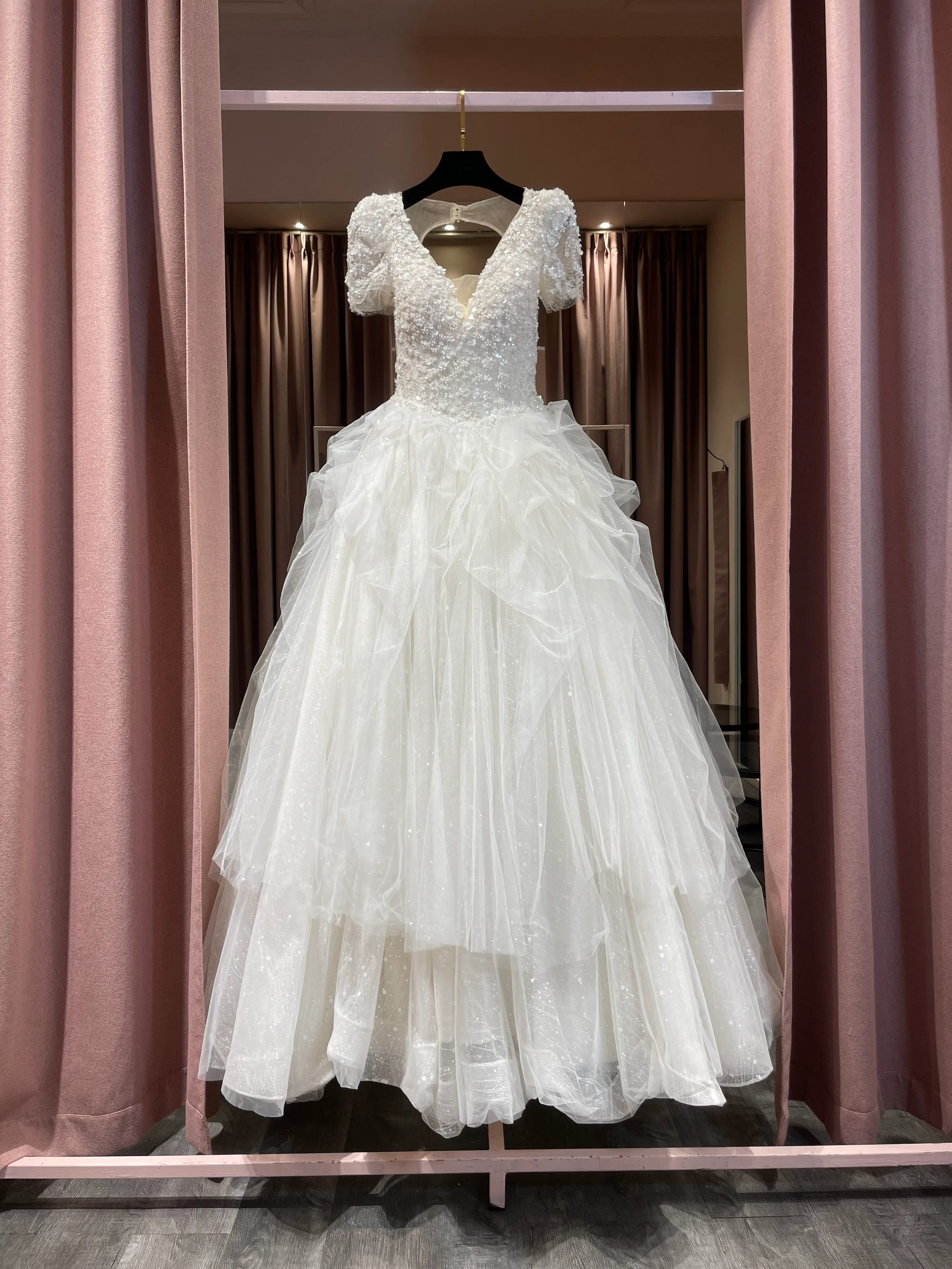 S05AAT 1555 Short Sleeves korean ball gown