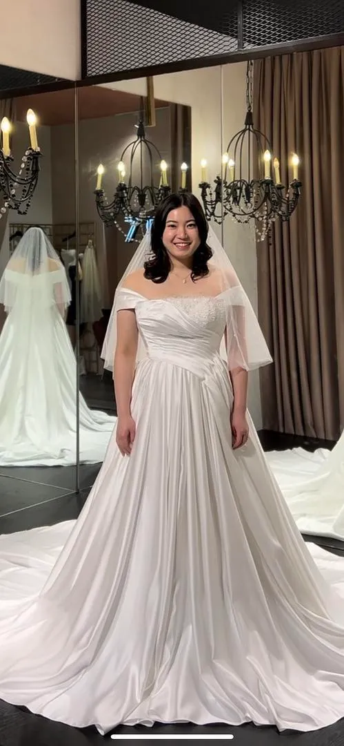 S05AAT 1056 Alicia Goh satin A line