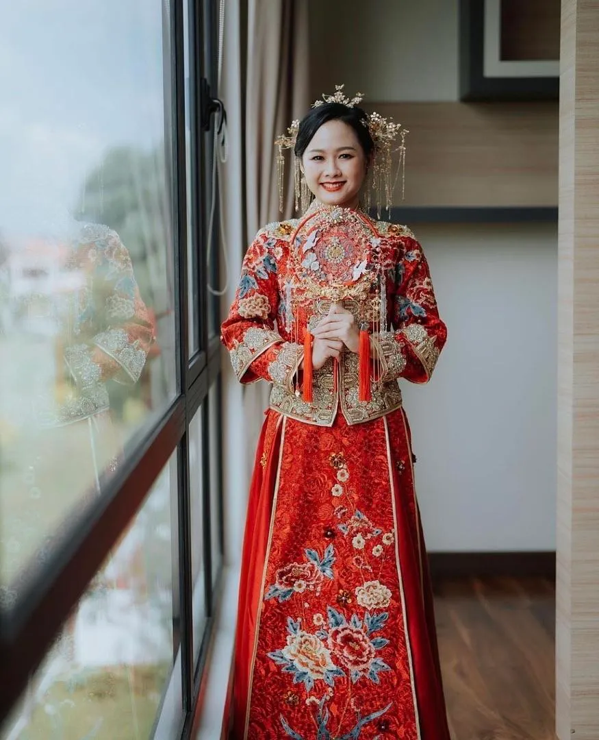 S05AAT 0876 - female kua MK Red kua colourful peony Size: S / M