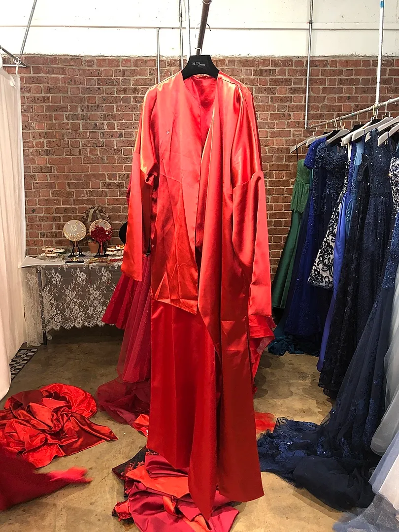 S05AAT 0195 - male inner kua full plain red 