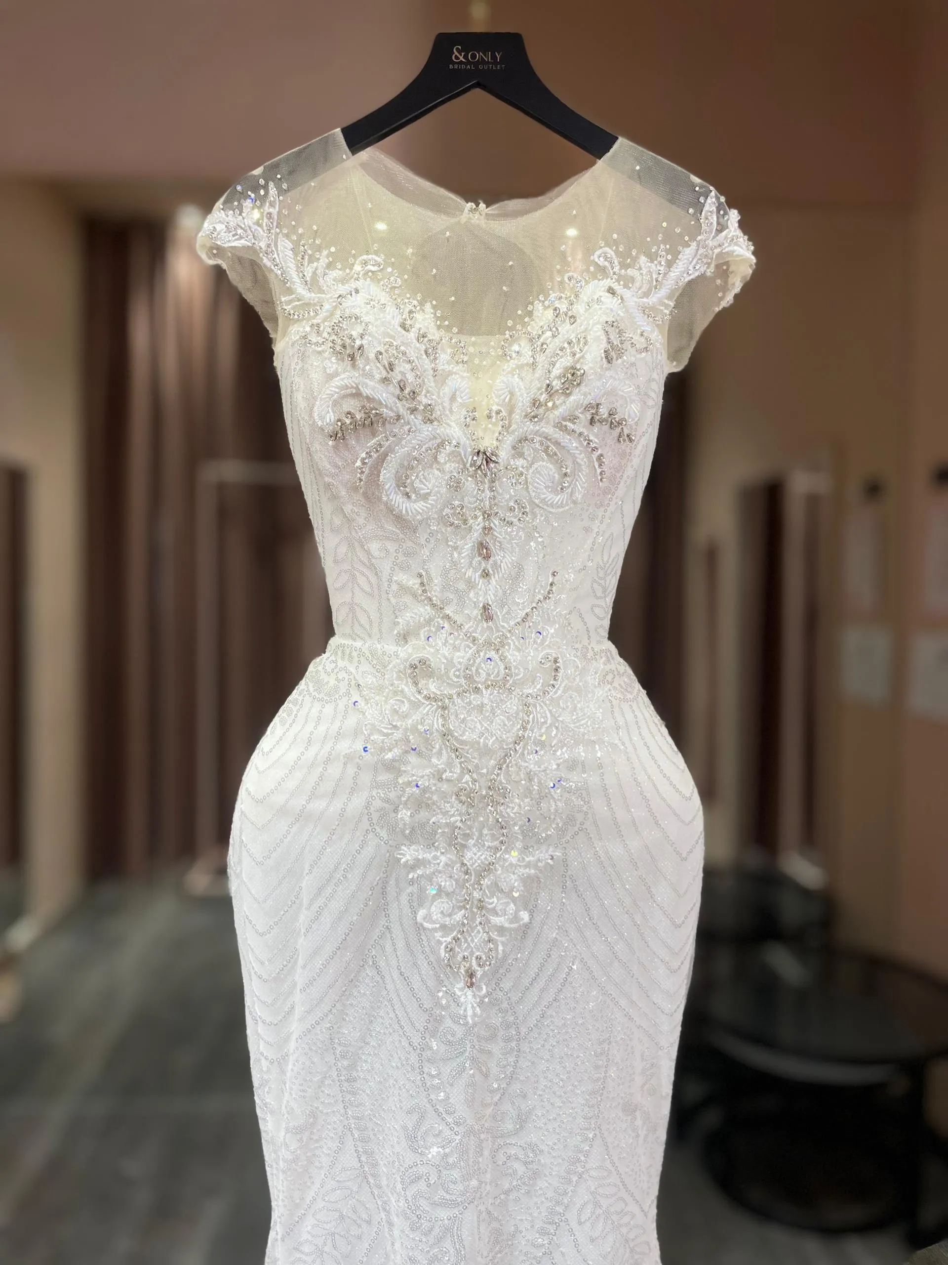 S05AAT 1239 FS Wendy Jolipoli cap sleeves mermaid