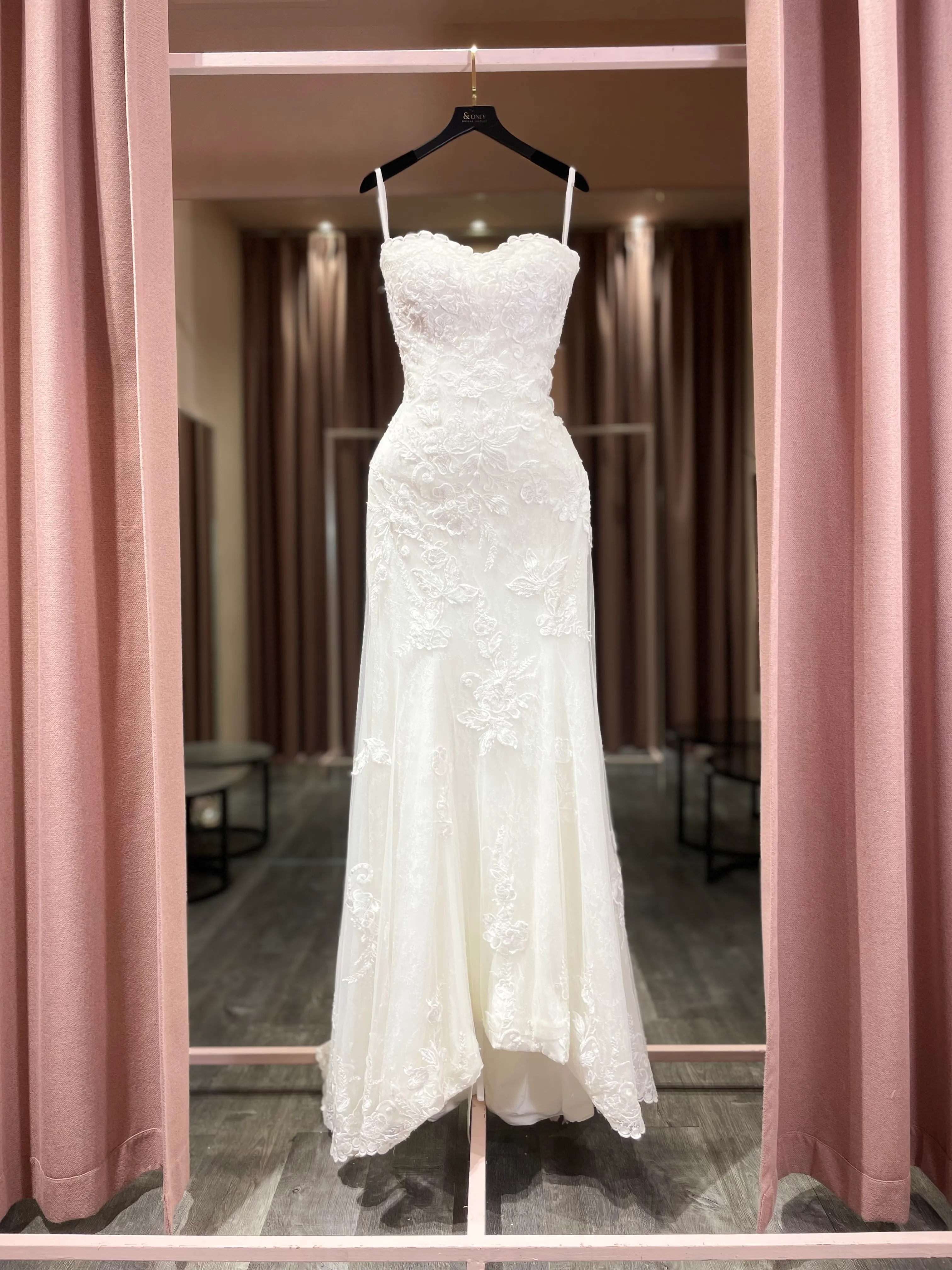 0882 - Scallop plus size tube mermaid