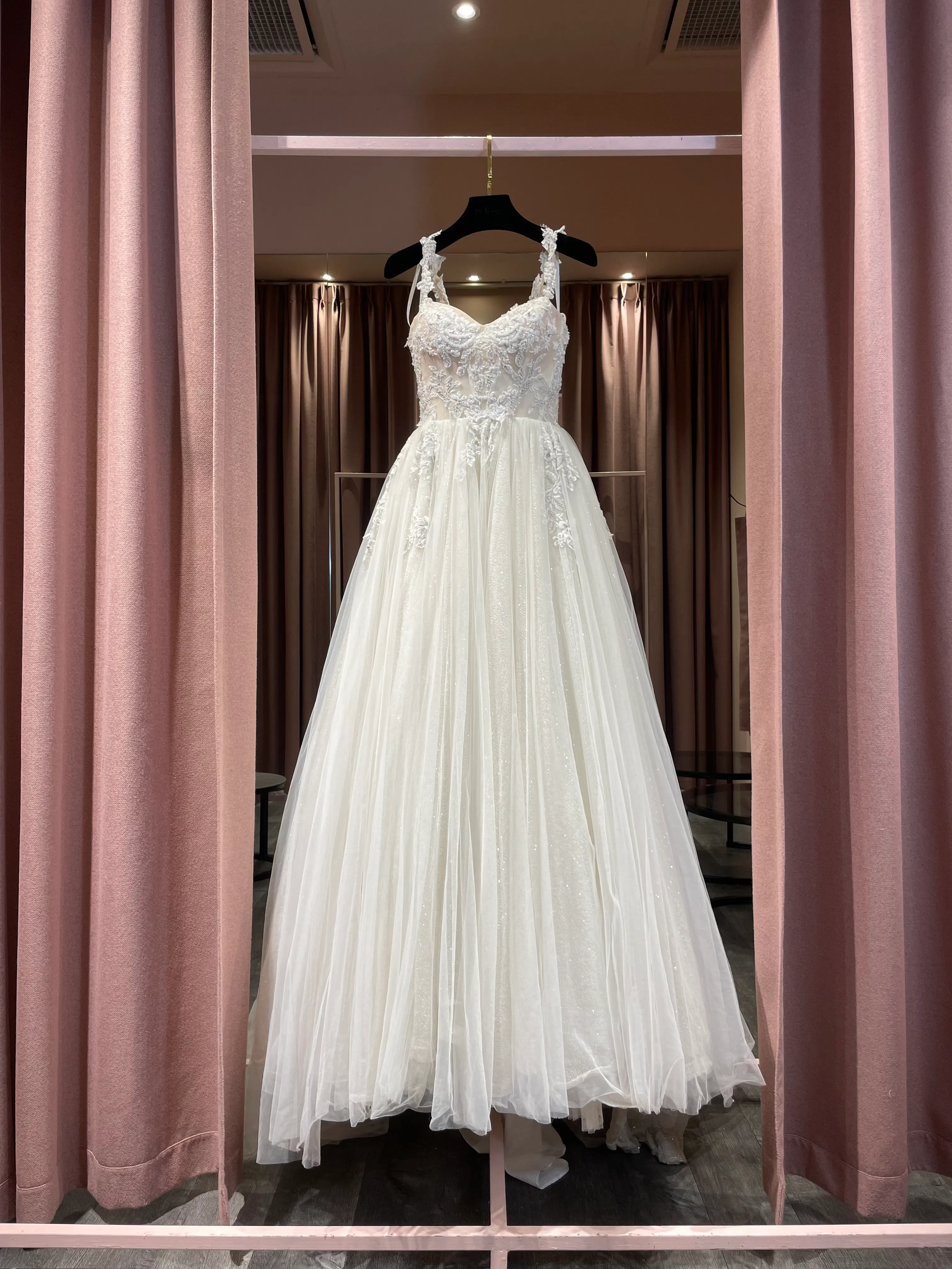 1755 - Aurelia Soft Ivory Tulle Gown