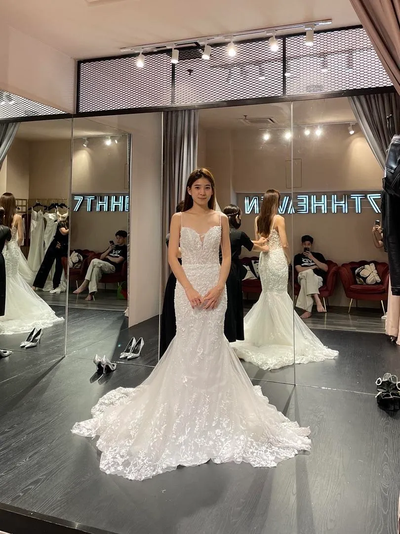 S05AAT 0872 - 2 new!! Wendy hema spag strap mermaid XL