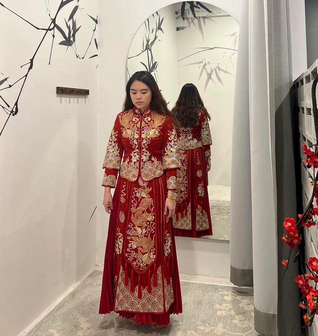 S05AAT 0988 - female kua MK pleated skirt Size : M