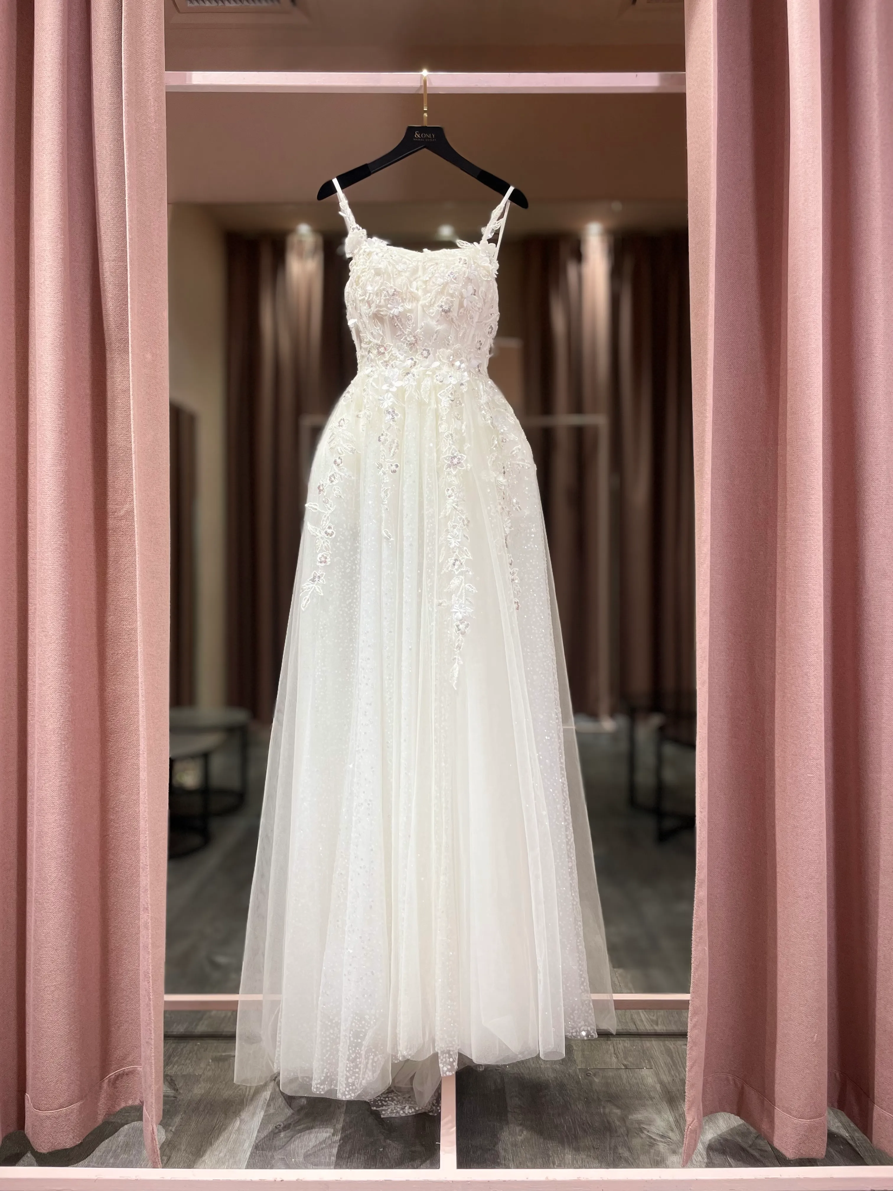 S05AAT 1215 Corset top square neck with slit A line