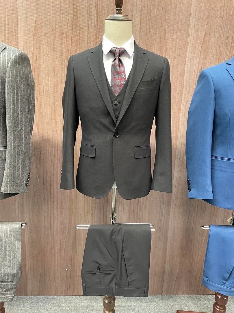 S05AAT 1373 COAT Black Single Breasted One Button Notch Lapel 48# 50# 52# 54# 56# code: FL671