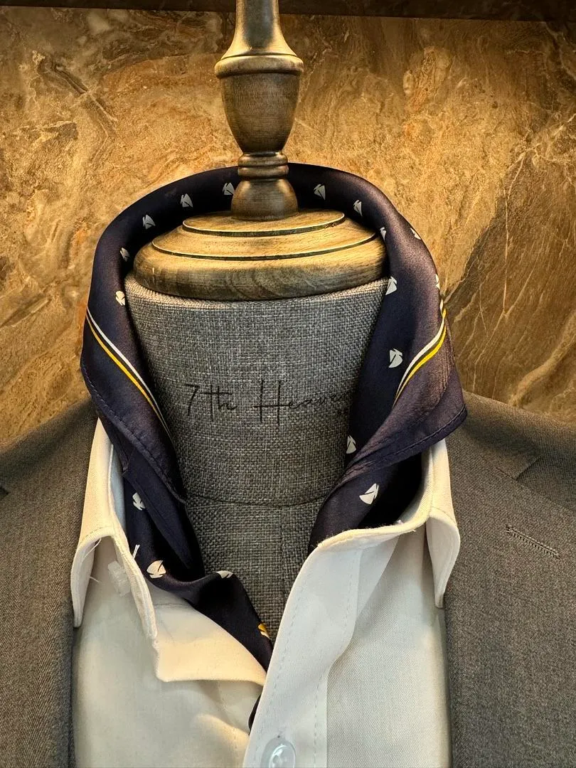 S06AAT 1566 Navy Blue Scarft