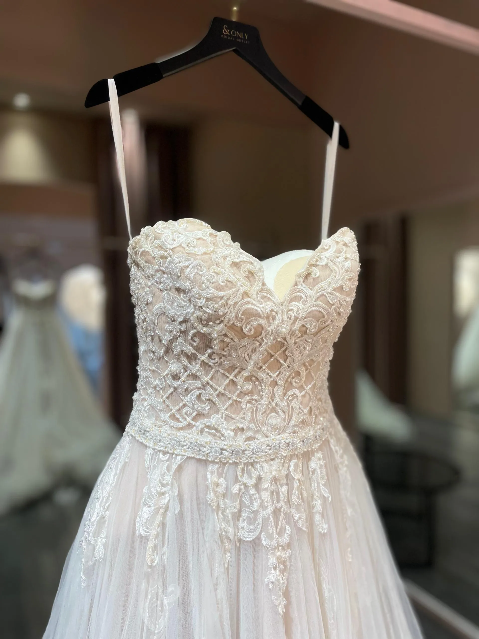 0436 - Shanay Nude Ball Gown