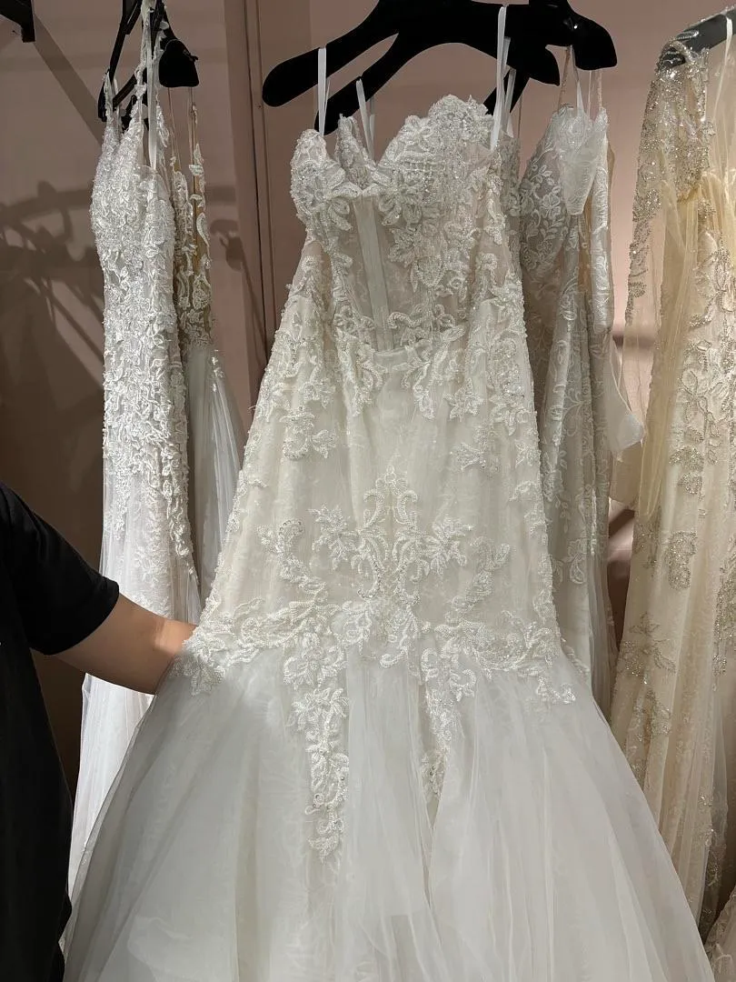 S05AAT 1299- sweetheart corset trumpet plus size