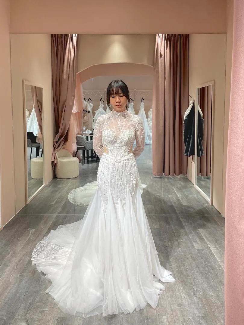 S05AAT 1301 Jackline long sleeve top mermaid with tissue