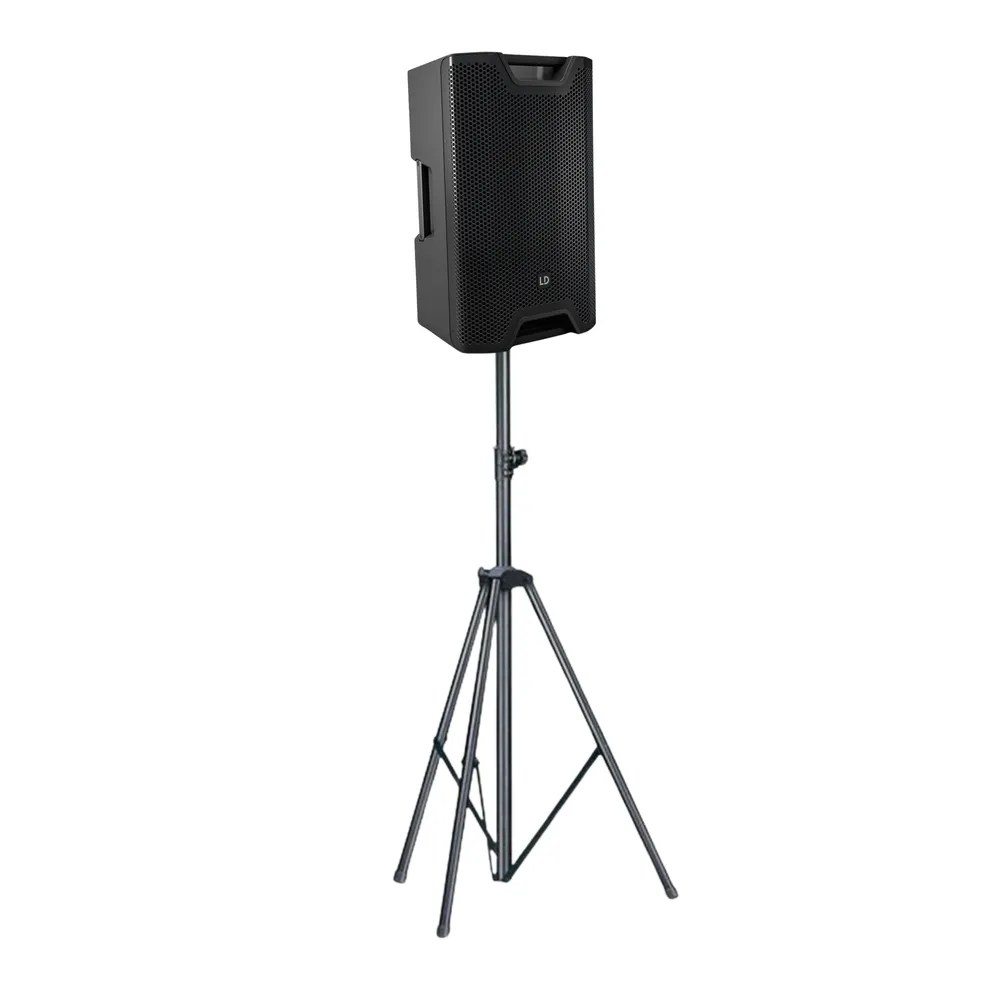 12" 300 Watt Powered Speaker Hire with Bluetooth & Tripod Speaker Stand