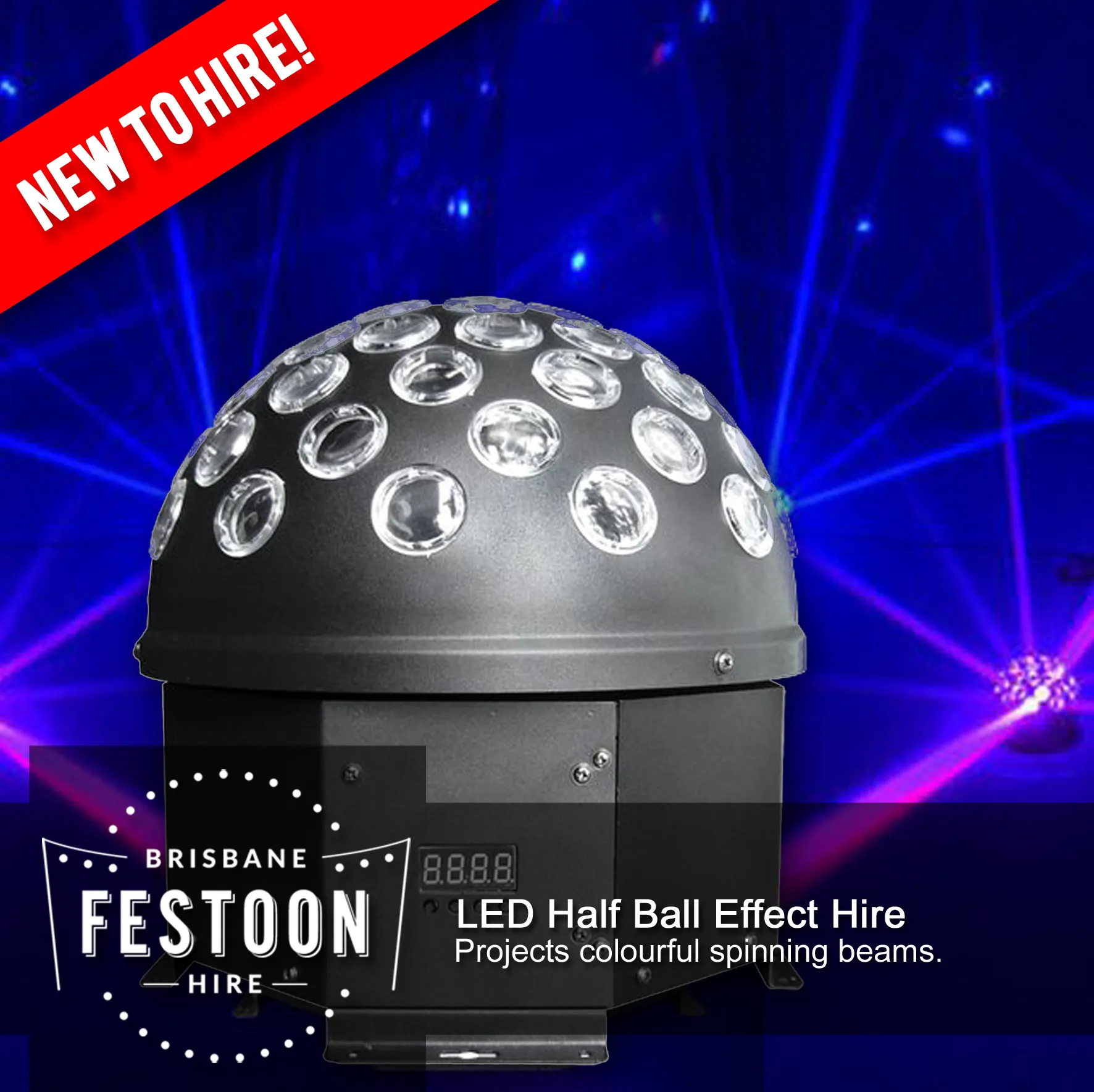 LED Half Ball Light Hire