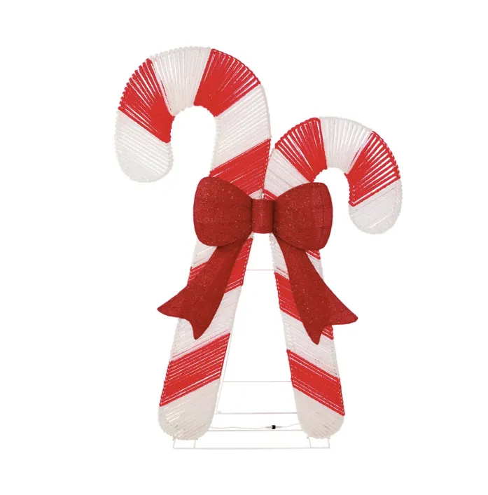 Giant Light Up Candy Cane Hire