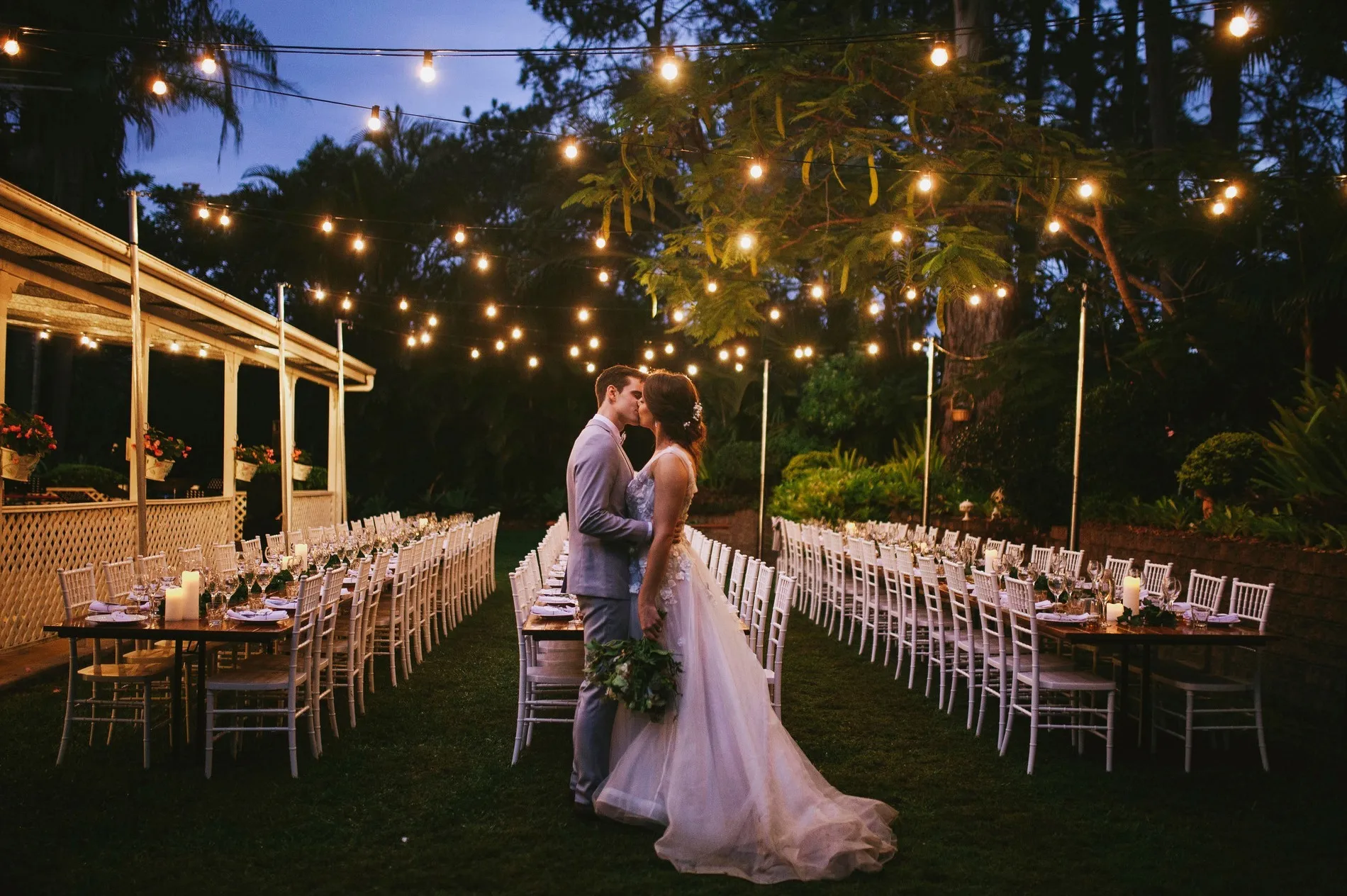 25m Connectable Festoon Light Hire