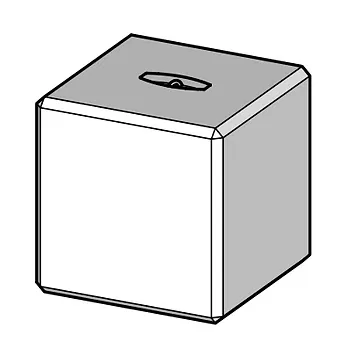 500kg Concrete Block Hire - 600x600mm