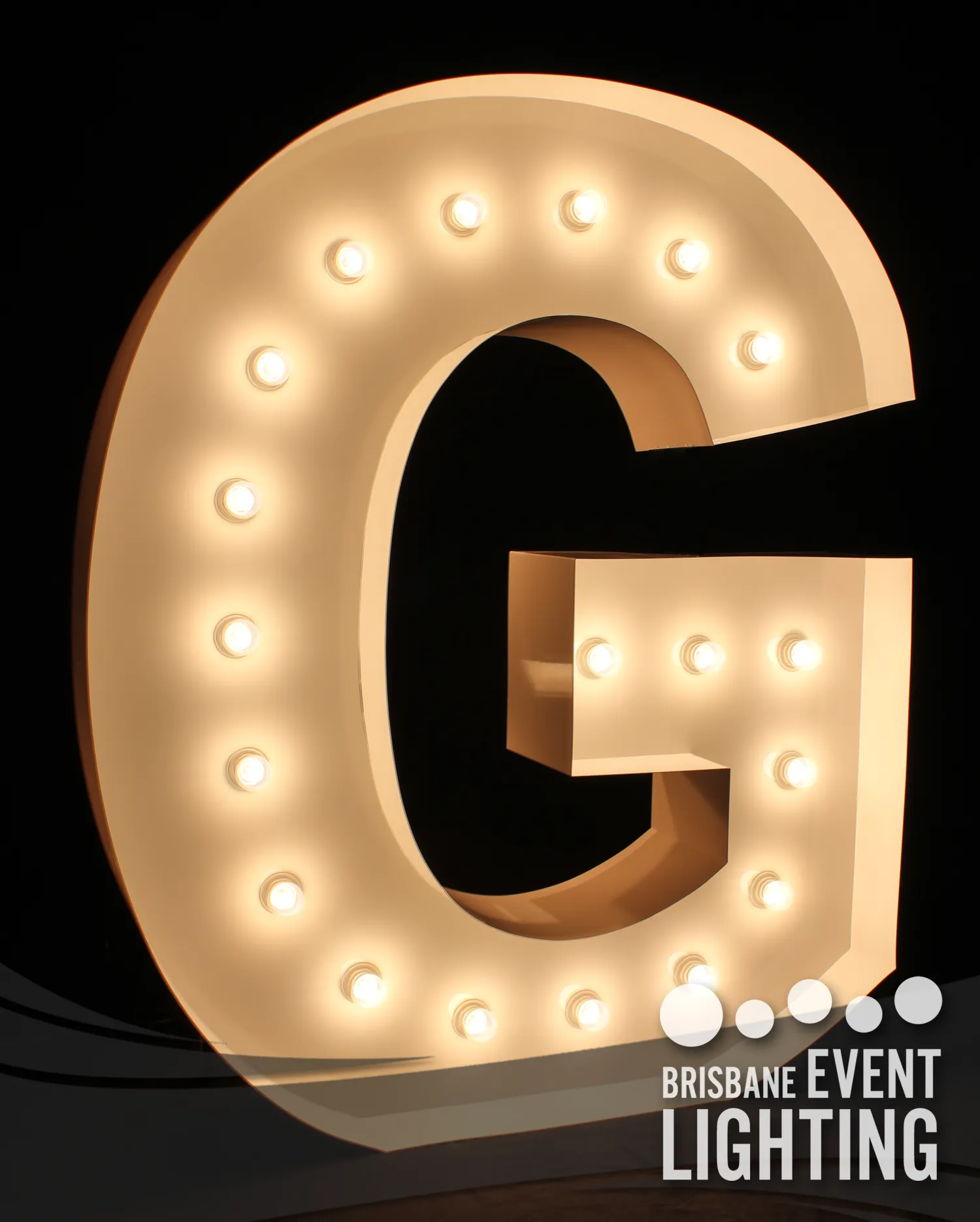 1.5m Light Up Letter Hire: G