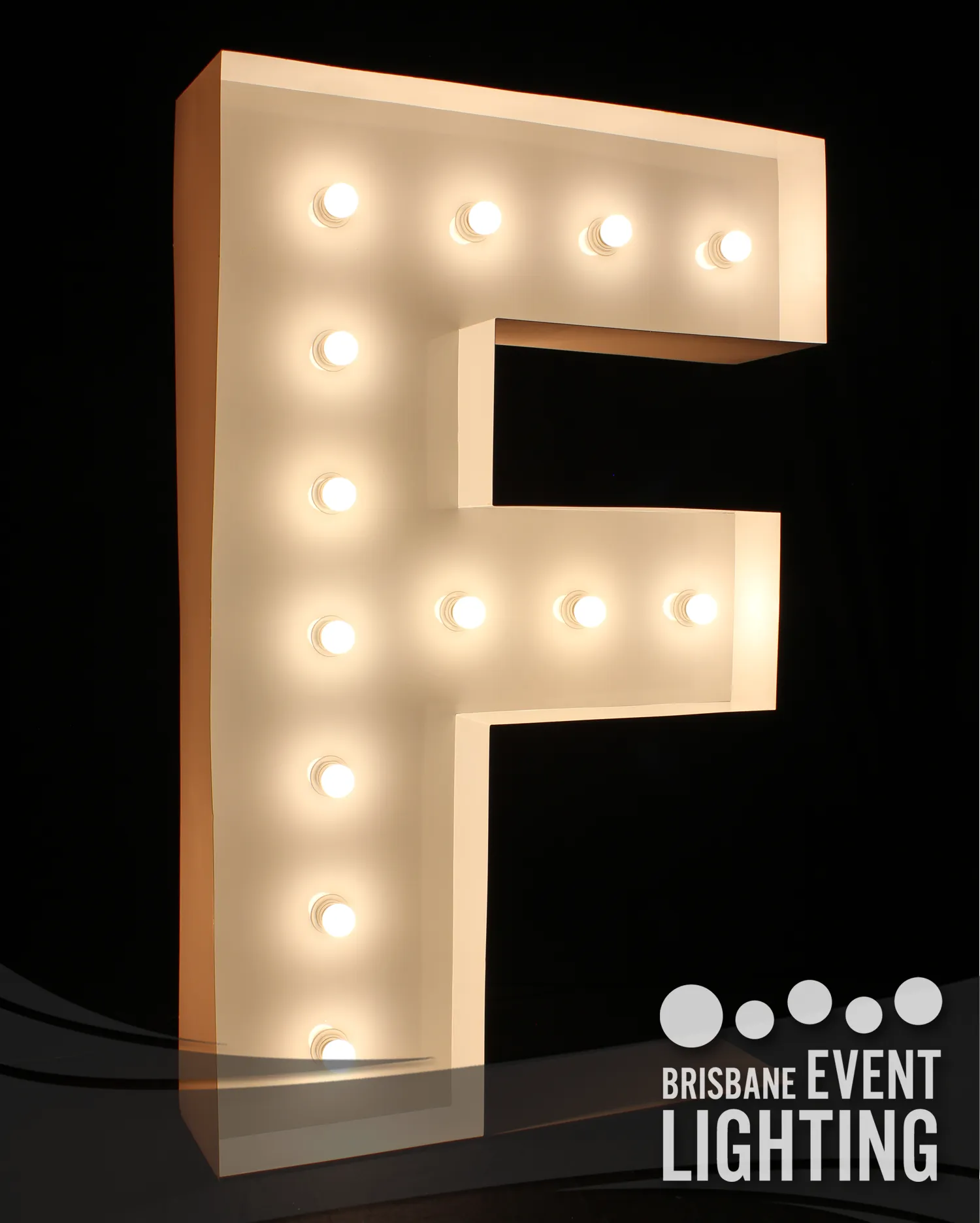 1.5m Light Up Letter Hire: F