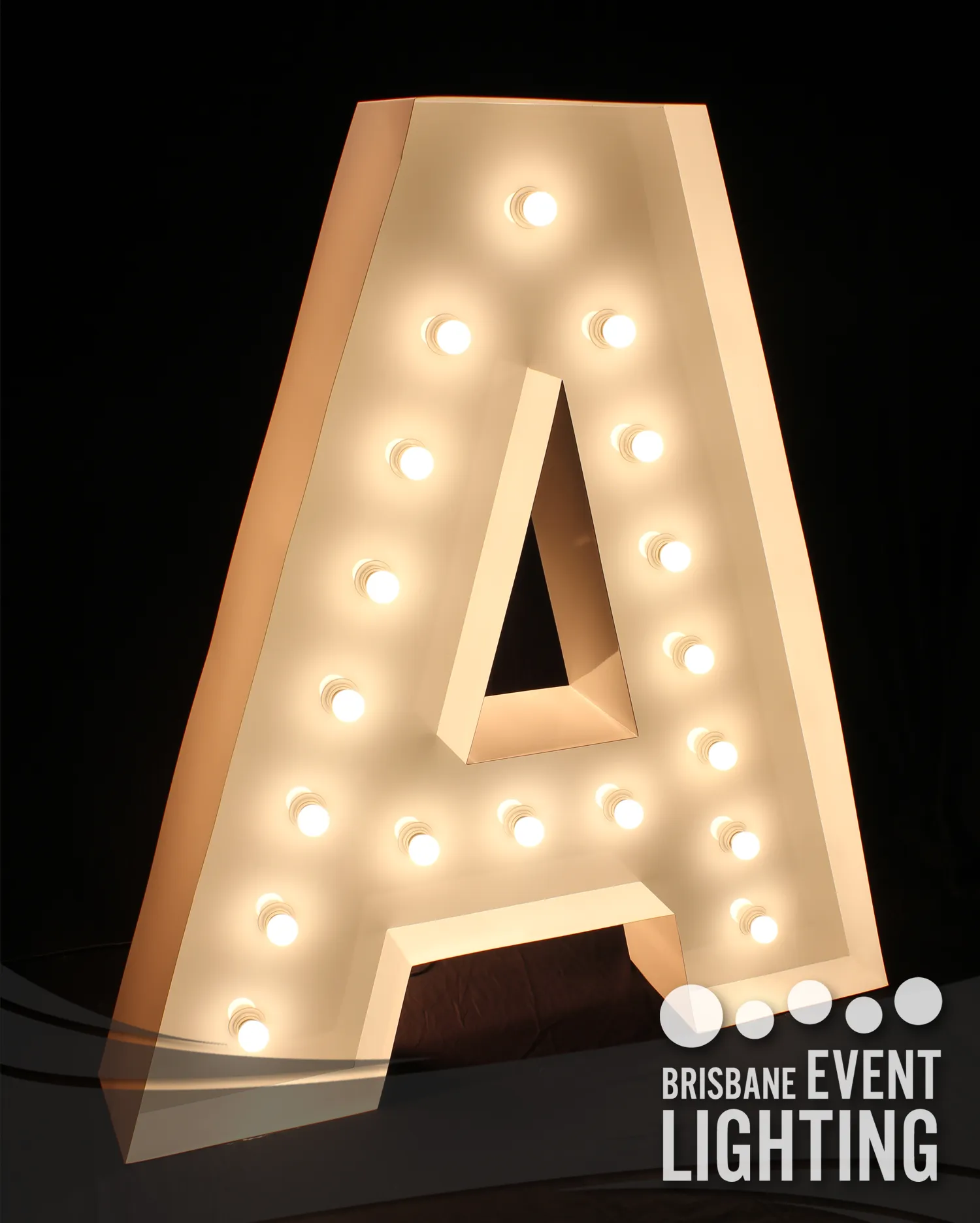 1.5m Light Up Letter Hire: A