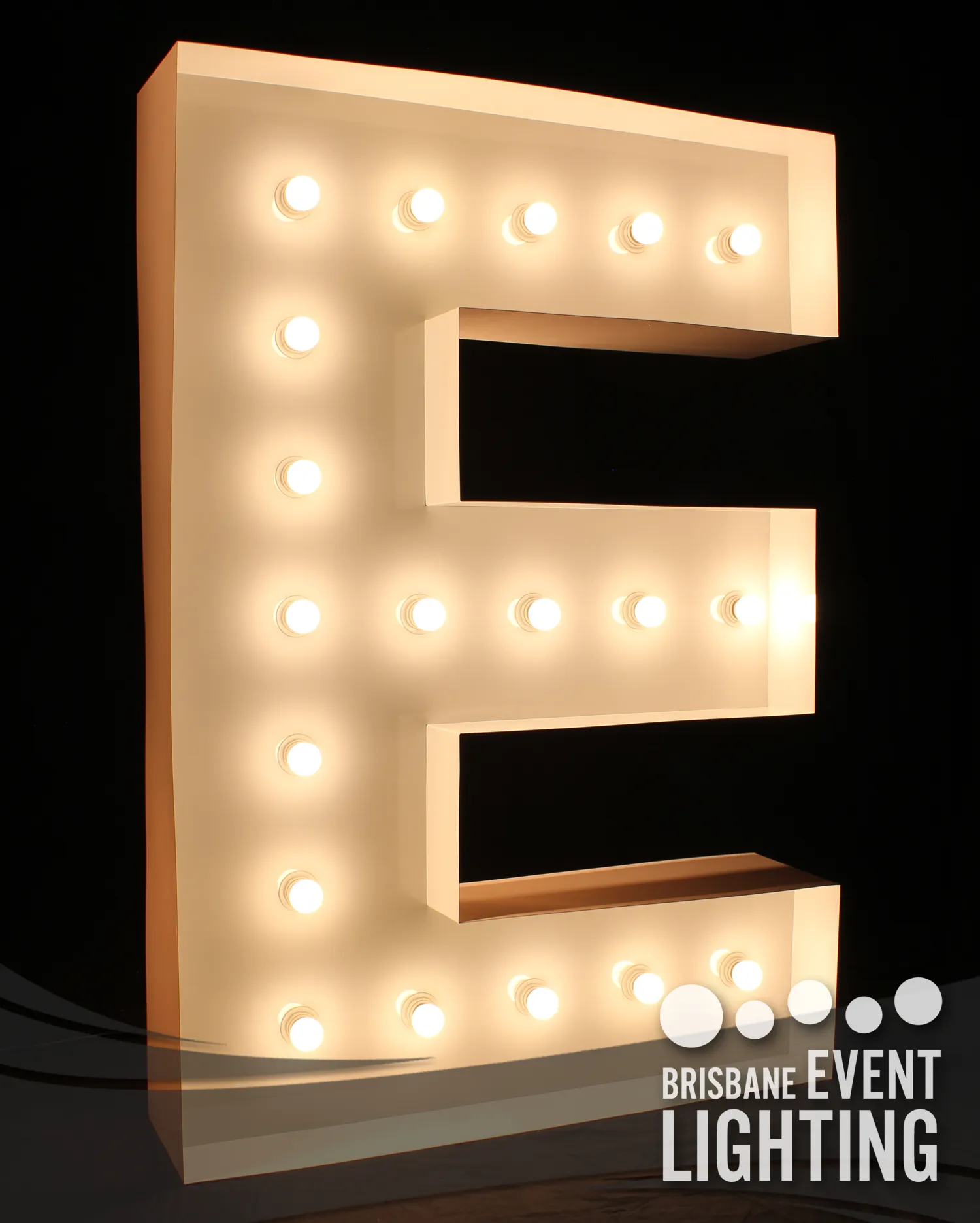 1.5m Light Up Letter Hire: E