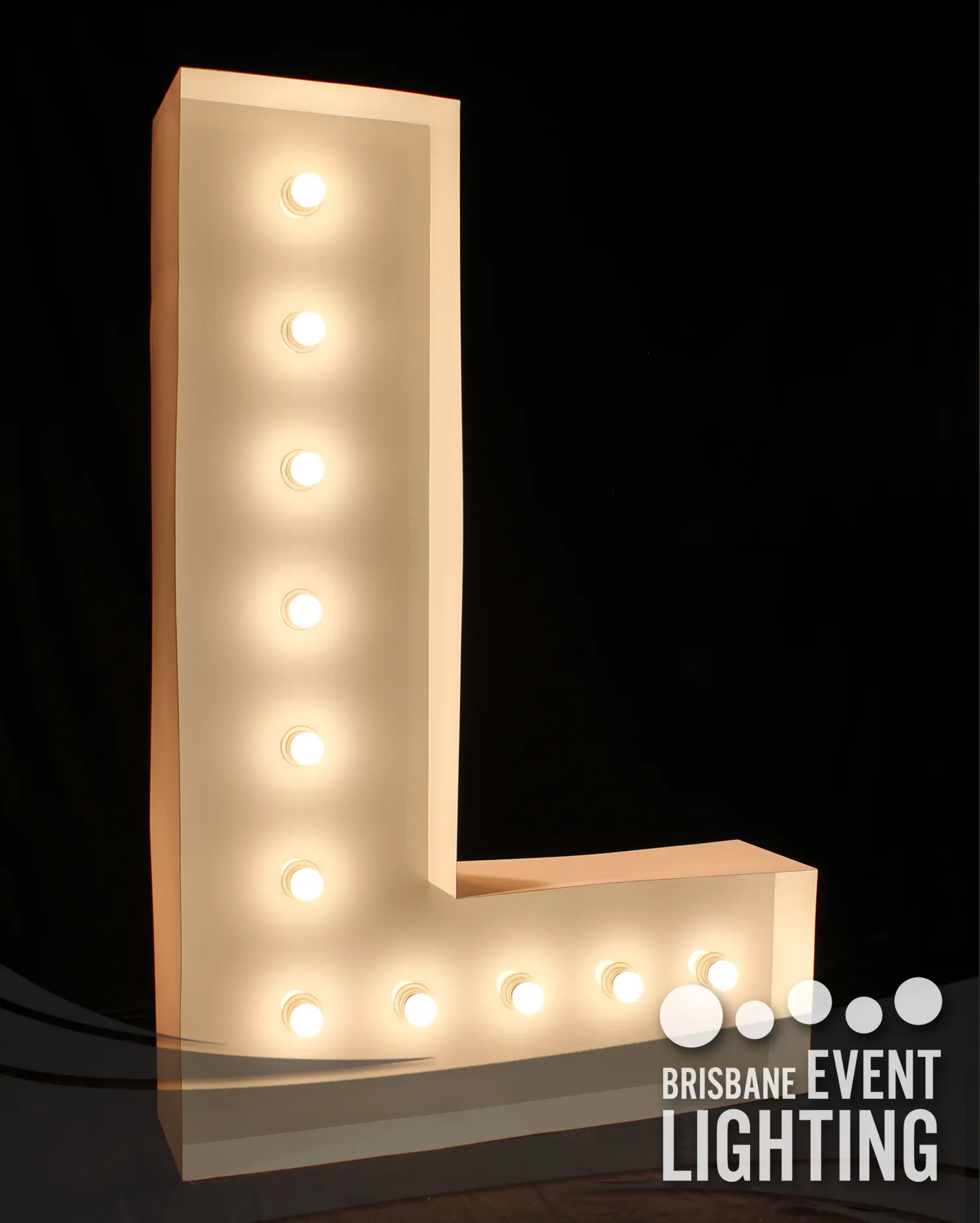 1.5m Light Up Letter Hire: L