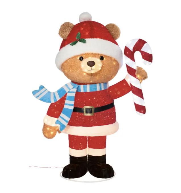Giant Light Up Santa Bear Hire