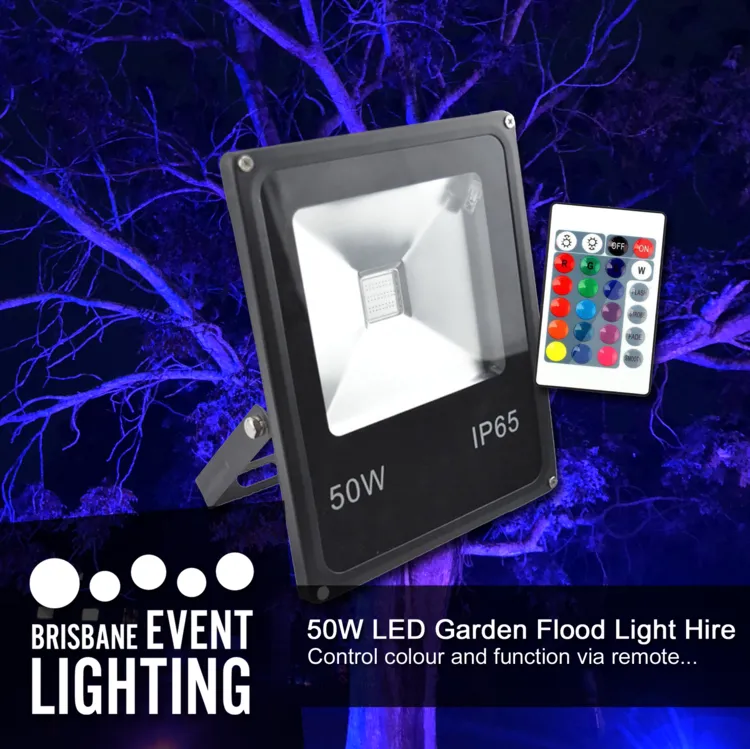 50 Watt LED Outdoor Garden Light Hire