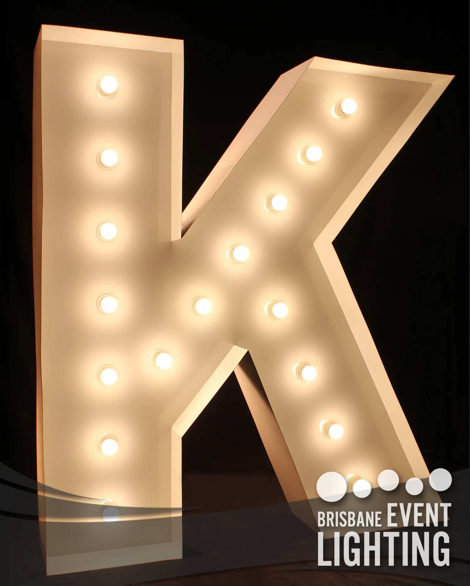 1.5m Light Up Letter Hire: K