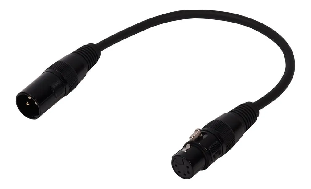 3 Pin to 5 Pin DMX Adaptor Cable Hire