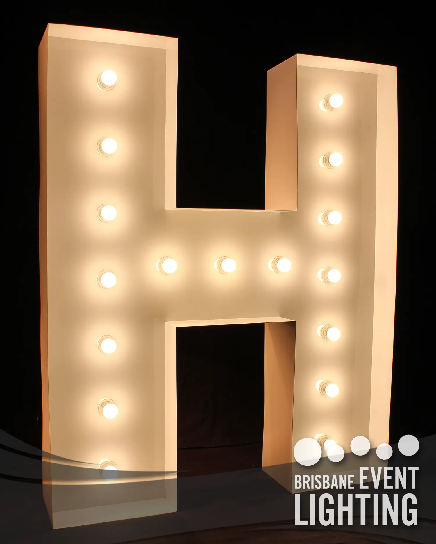 1.5m Light Up Letter Hire: H