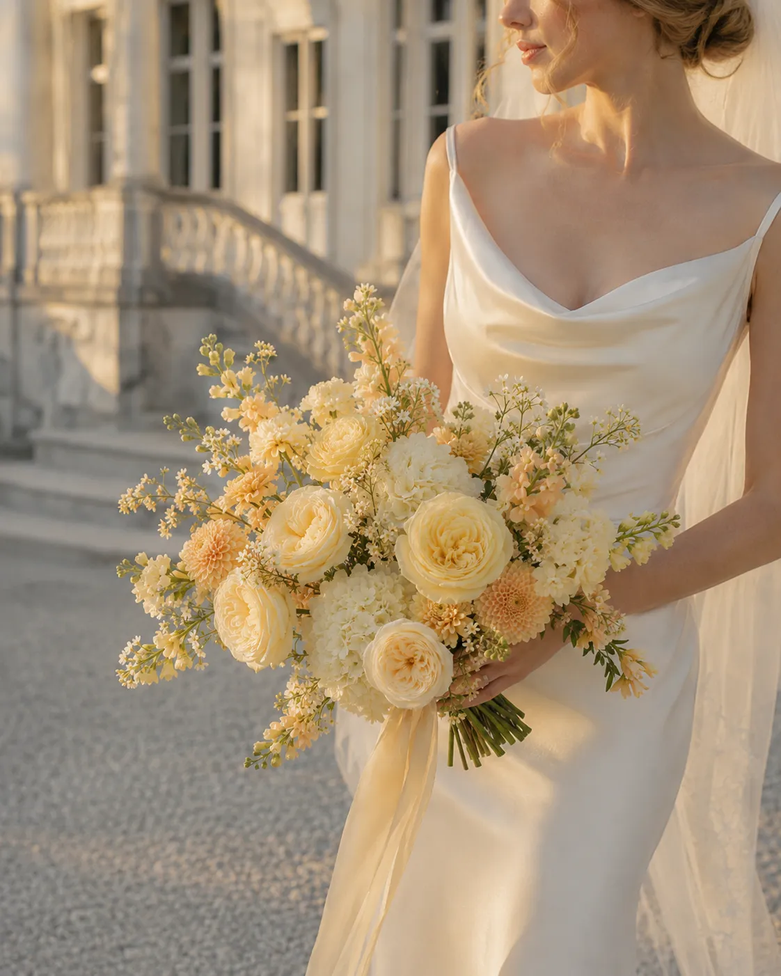 Golden Hour Bridal Bouquet