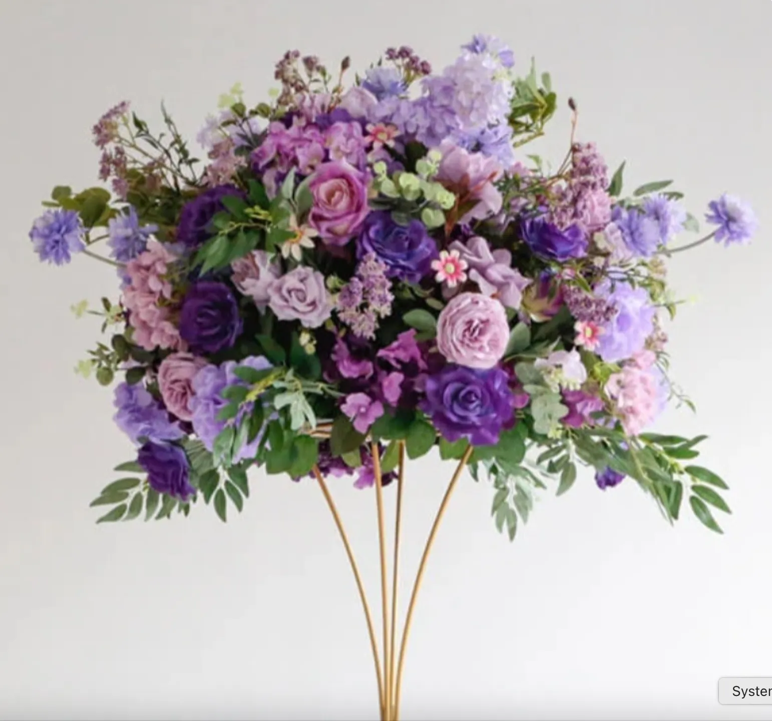 Lilac Garden Centerpiece