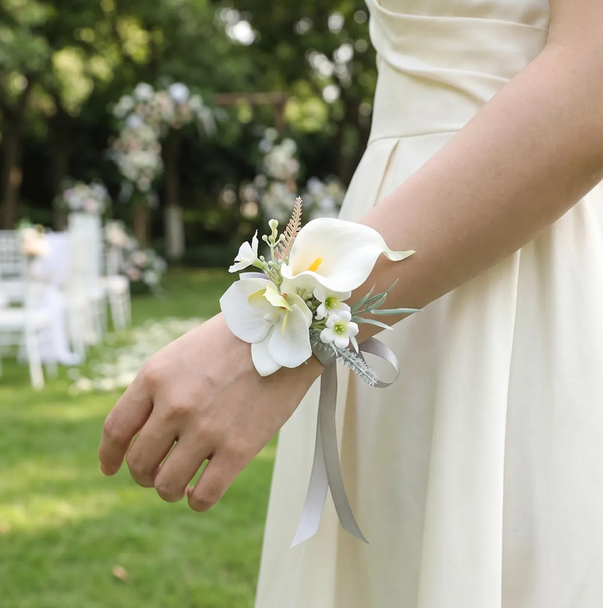 Calla Lily & Orchid Corsage