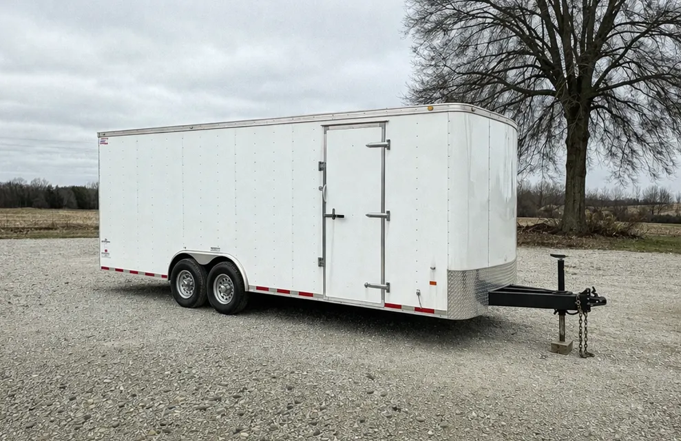 24ft Enclosed Trailer - 12,000 GVWR