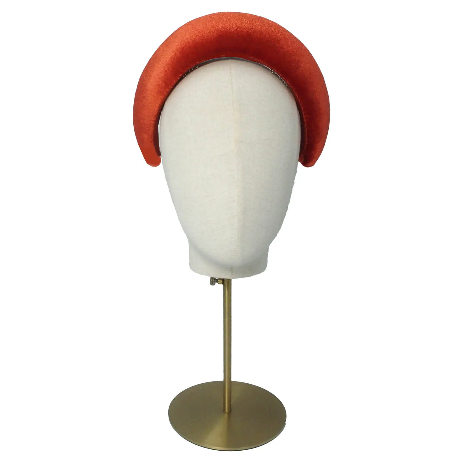Annie velvet headband - orange