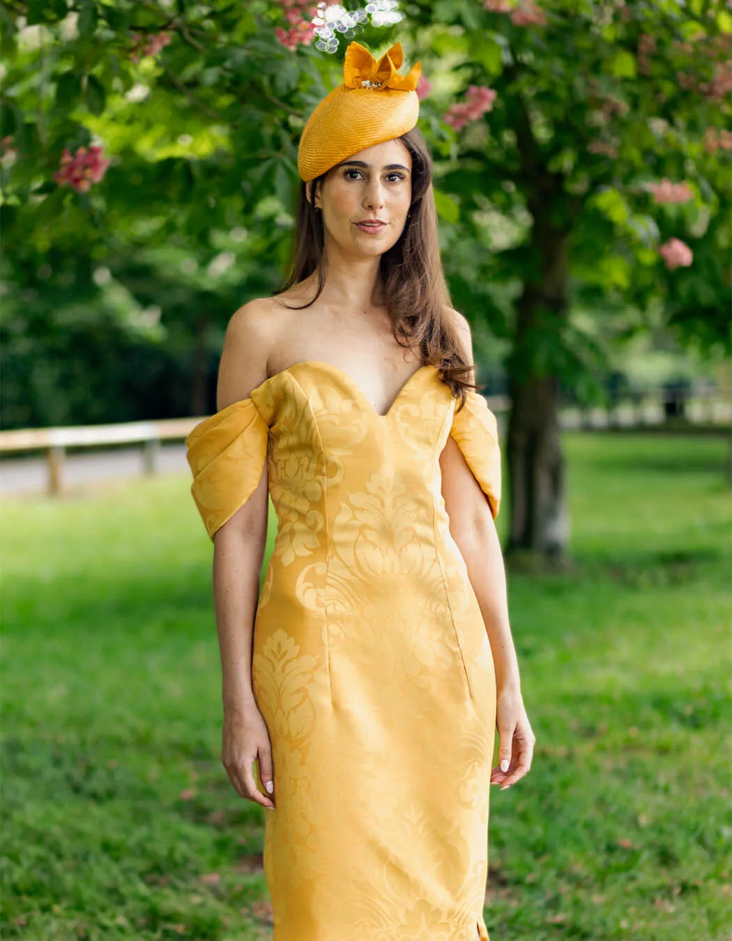 Lydia beret - yellow