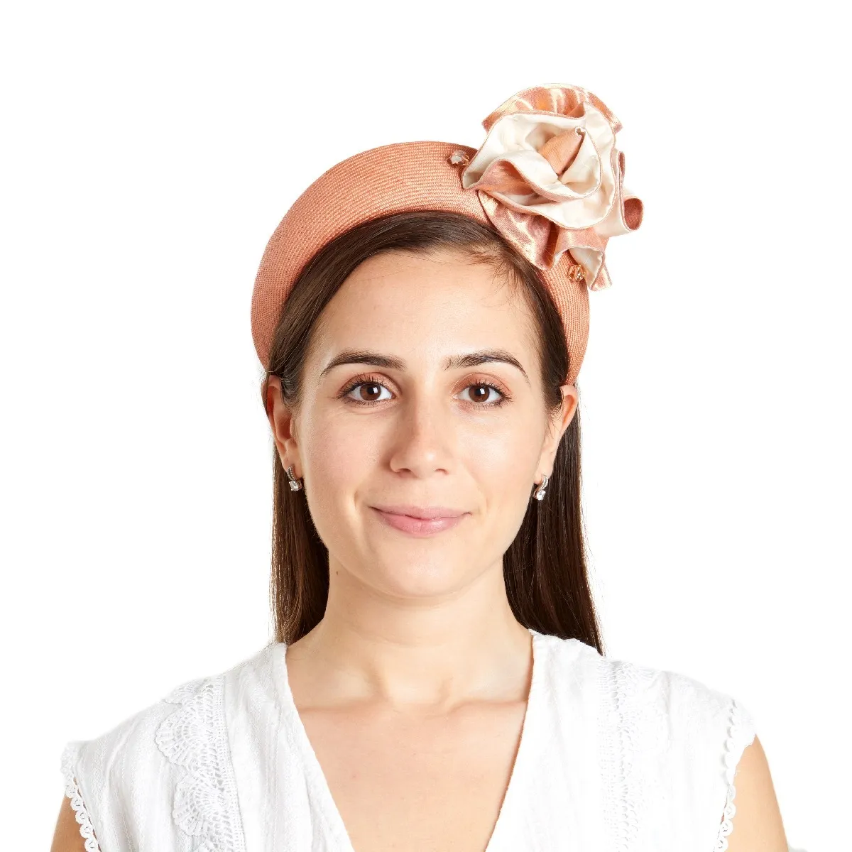 Nicola ruffle headband - Orange