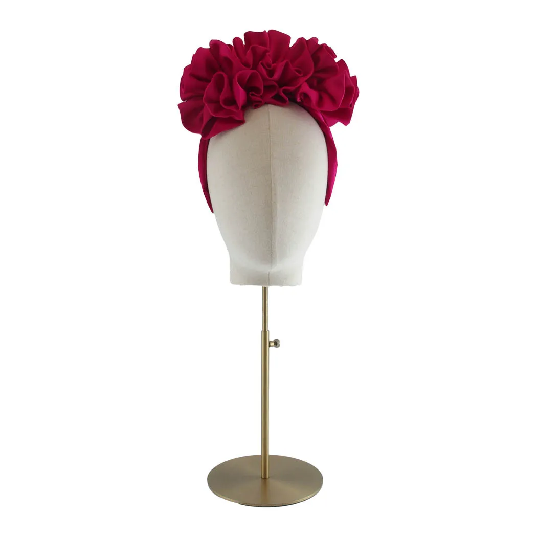 Carmen ruffle headband - pink