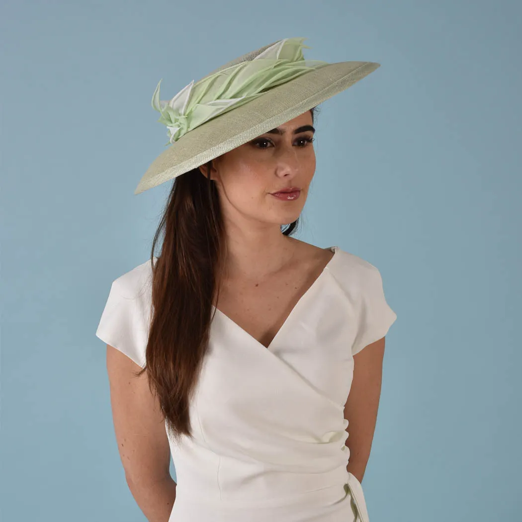 Bridget petal brim - green