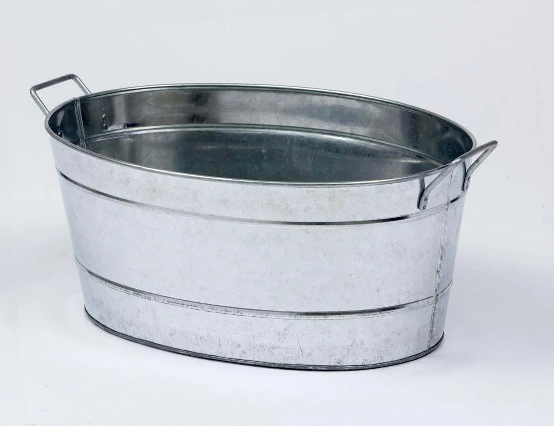 Galvanized Ice bucket