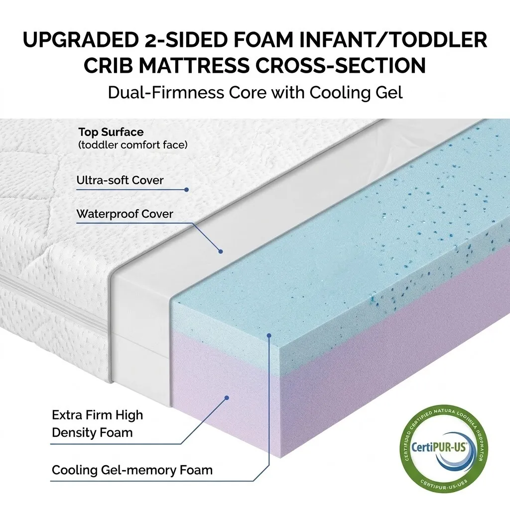 Upgraded Infant/Toddler Mattress