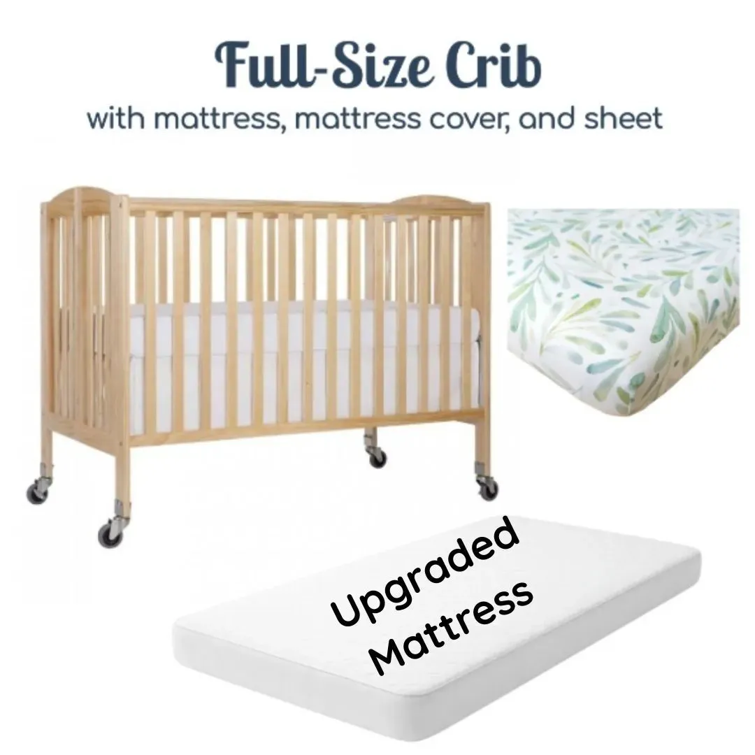 Dream On Me Full-size Crib With Upgraded Mattress $23/Day