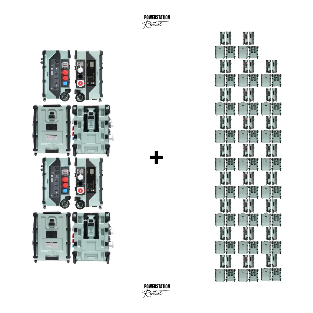 SET-84: 2x PSR ULTRA (24.000 W / 16A & 32A) & 26x PSR ULTRA PRO (321.536 Wh)