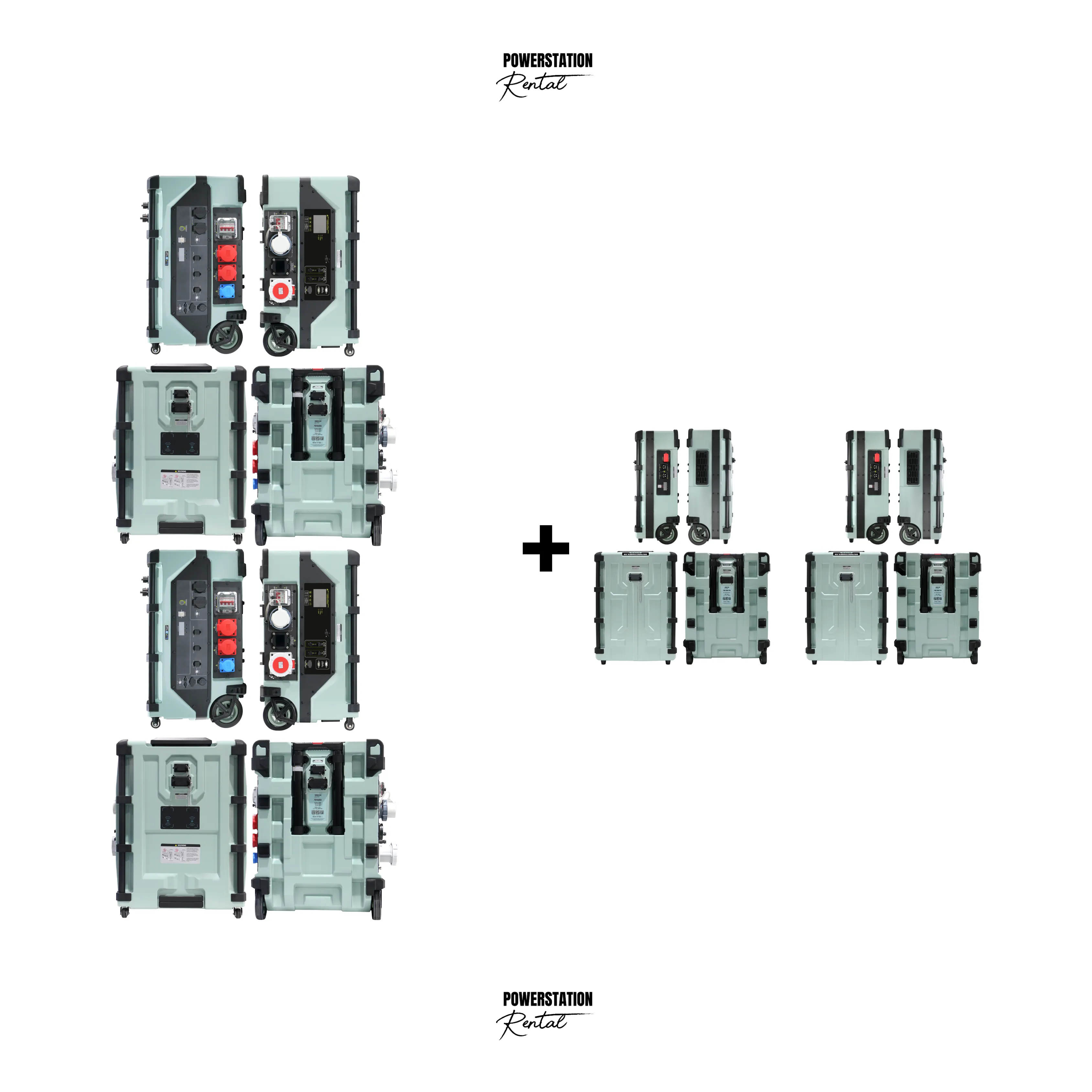 SET-60: 2x PSR ULTRA (24.000 W / 16A & 32A) & 2x PSR ULTRA PRO (38.912 Wh)